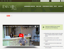 Tablet Screenshot of executecsuites.com